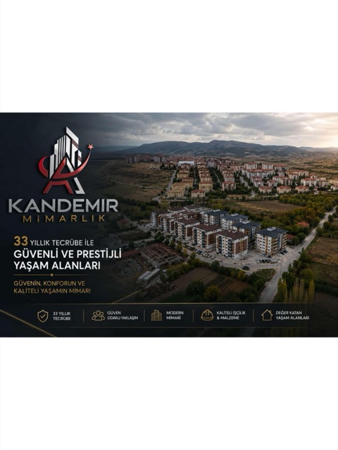 Kandemir Mimarlık proje tanıtım afişi
