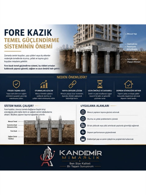 Kandemir Mimarlık proje tanıtım afişi