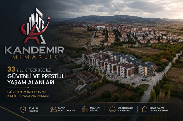 Kandemir Mimarlık proje tanıtım afişi
