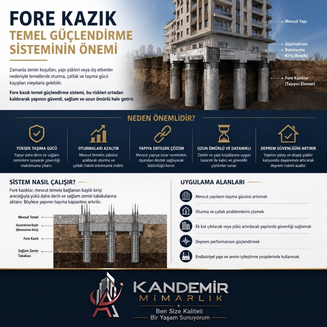 Kandemir Mimarlık proje tanıtım afişi